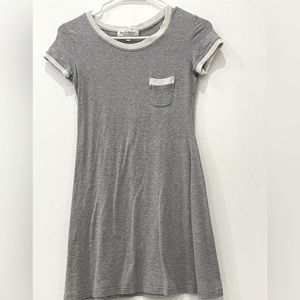 The dress is from Le Château and the size is S and the color is grey